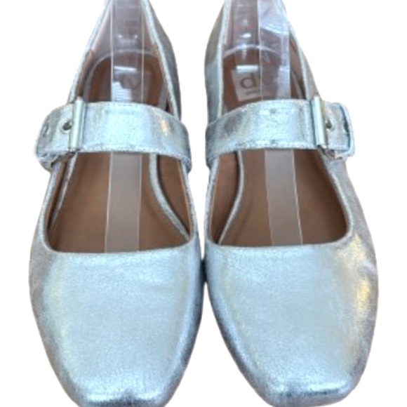 Dolce Vita Marcello metallic silver flat Maryjanes SZ 7.5 - Picture 6 of 13
